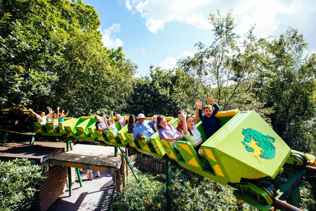 Green Par Dragon Roller Coaster